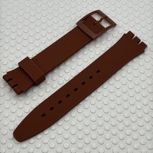 Brown Watch Band (Strap Only) - fits Swatch Gent model